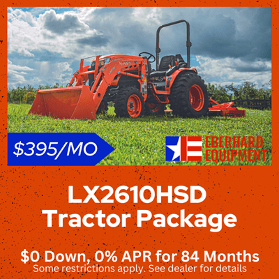 LX2610HSD Tractor/Loader/Rotary mower