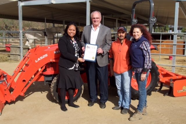 Kubota Tractor Donated to Dream Catcher of Los Angeles